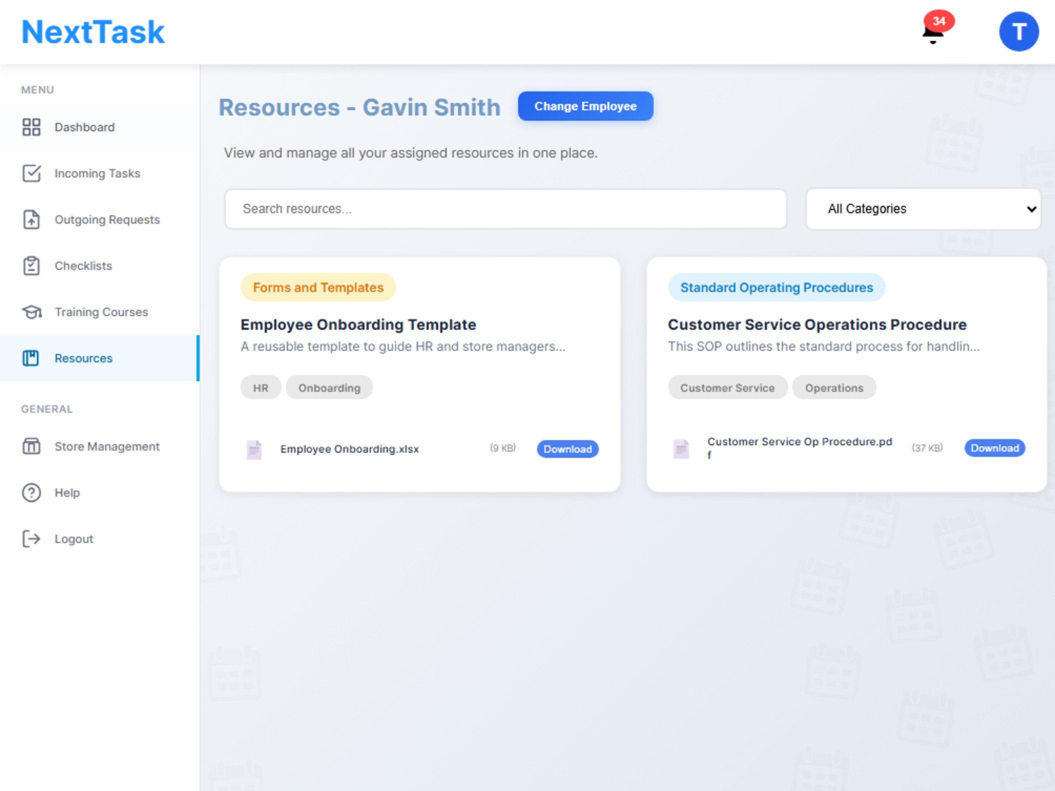 Store Resources